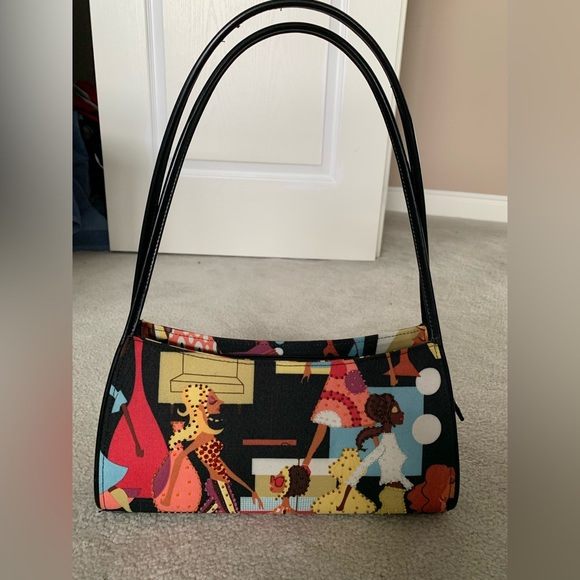 NEW Multicolored Contemporary ‘Scene’ Purse - Picture 1 of 12